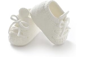 Neiwech Baby Booties Newborn Knit Crochet First Shoes Cozy Soft Warm Booties for Infant Boys Girls