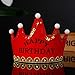 Produktbild Xuniu LED Crown Hut Geburtstagsparty Dekorationen Kinder Baby Dusche Foto Requisiten rot