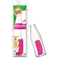 Scotch-Brite Plastic Bottle Cleaner Brush (Pink and White)
