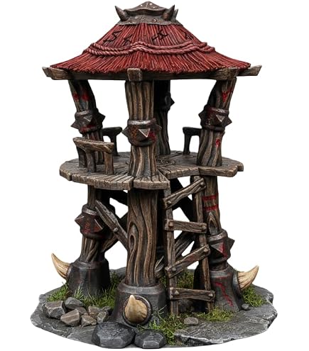 3D Vikings – Ruines Gothiques Set 2 : Ruine à Deux étages Et Une Section, échelle 28/32 Mm, Non Peinte