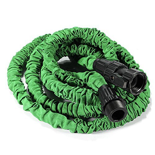 Preisvergleich Produktbild elecfan 50FT Gartenschlauch Wasser-Rohr mit Spritzpistole (Grün)