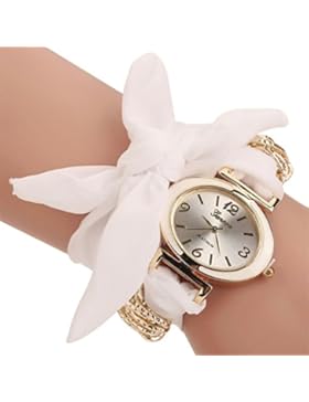 originaltree Damen-Armbanduhr Casual Quarz Sweet Schleife Armband Handgelenk für Damen