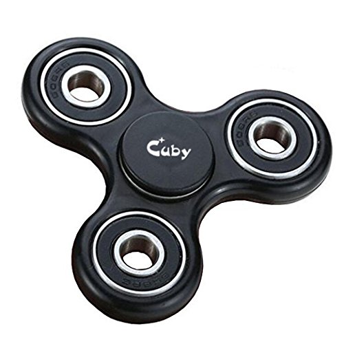 Cuby Tri-Spinner Fidget Toy EDC Focus Toy with Hybrid Ceramic Bearings Ultra Durable Non-3D printed (Black) Cuby Tri-Spinner Fidget Toy EDC Focus Toy with Hybrid Ceramic Bearings Ultra Durable Non-3D printed (Black)