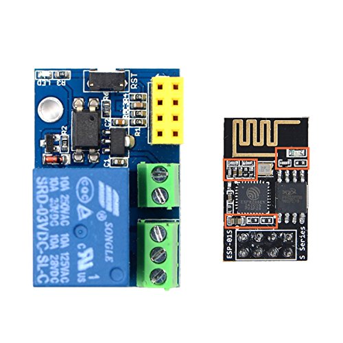 IZOKEE ESP8266 Rel   con ESP8266 ESP-01S Series WIFI Transmisor-Receptor M  dulo para Arduino UNO R3 Mega2560 Nano Raspberry Pi