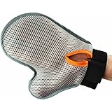 Premium Fellpflege-Handschuh Hunde und Katzen | Sanfte Pflege, Massage für einfache Haarentfernung | Spende bei jedem verkauften Produkt |Hunde-Bürste Unterwolle und Langhaar | Für Langhaar-Katzen geeignet | Fellpflegehandschuh Katze | Grooming-Glove | Deshedding Bürste Handschuh |Haar-Remover-Bürst | Pet Bürste | Pflege-Handschuh Gummi-Noppen | My Dog My Love