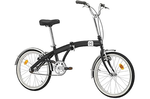 B4C 1453349 Bicicletta Pieghevole Car Bike, Hi-Tension, 58cm x 89cm x 31cm,  Nero Opaco : Sport e tempo libero