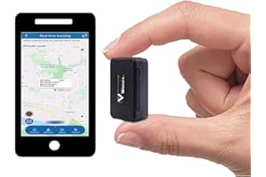 Winnes Mini GPS Tracker Unlimited Range Globally Realtime Location Tracking Portable Personal GPS Tracker for Kids Elderly GPS Car Tracker with Magnetic for Car Bike, No Subscription