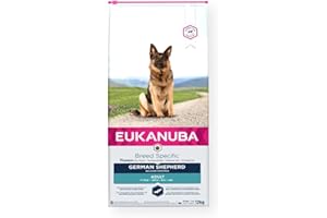 Eukanuba Breed Specific sucha karma dla psów owczarków niemieckich – optymalnie dostosowana do rasy karma dla psów z kurczakiem, 12 kg