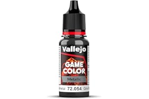 Vallejo Game Color 17 ml Acrylic Paint - Gunmetal Metal