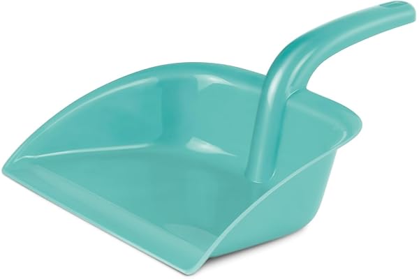 Heavy-Duty Plastic Dustpan for Home & Office Cleaning Durable Handheld Dust Collector for Indoor & Outdoor Use Easy-to-Grip Handle & Wide Mouth for Quick Cleanup
