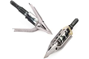 SHARROW 6pcs Lames Les Pointes de Flèches Broadheads 100 Grains pour la Chasse à l'arc