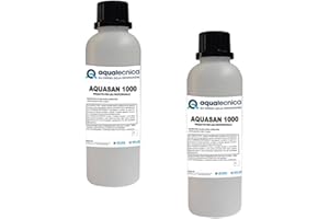 AQUATECNICA AcquaHOME® AQUASAN RESIN CLEANER 2x FLACONI DA DA 200cc - DETERGENTE SANIFICANTE PER LA PULIZIA DELLE RESINE ADDOLCITORE D'ACQUA - AZIONE BATTERICIDA - MADE IN ITALY