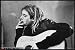 Produktbild Close Up Nirvana Poster Kurt Cobain Smoking & Guitar (62x93 cm) gerahmt in: Rahmen schwarz