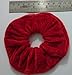 Pair of ATL's Large 12cm Velvet Hair Scrunchies Hair Band in 26 Different Colour (RED)