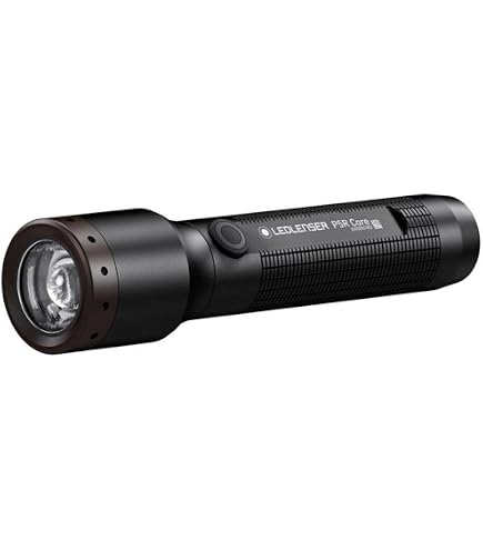 LED LENSER P7.2 Taschenlampe Schwarz - Mit Fokussiersystem, 3 Helligkeitsstufen, Bis 320 Lumen