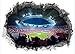 Produktbild FC Bayern München Wandtattoo 3D für Tapete | Sport Fanartikel mit Allianz Arena Motiv 3D | Stadion Motivfolie problemlos anzubringen | Fussball Wandbild zum Aufkleben [70 x 100 cm]