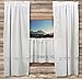Produktbild Hossner Panneaux Querbehang Rosen Shabby Landhaus Tunnel weiß HxB 50x120 cm