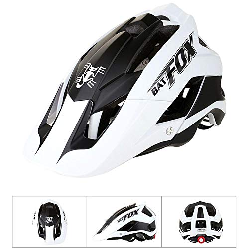 BAT FOX F-659 Ultraligero Cascos de Bicicleta,Antivibraciones, Protección Solar, Moda, Transpirable, Casco de Ciclismo Especializado para Montaña/Bicicleta de Carretera Unisex
