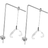 CIYODO 15.74 Inch Aluminum Adjustable Aquarium Light Stand for Freshwater and Saltwater Tanks Fish Tank Light Hanging Bracket