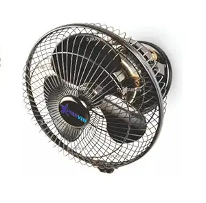 STARVIN 12 Inch Metal All-purpose Fan Celling Fan / Wall Fan / Cabin Fan 100% Approved Motor || 1 Year Warranty || HSLV Technology || 1 Year warranty || Model- Black Cabin @44