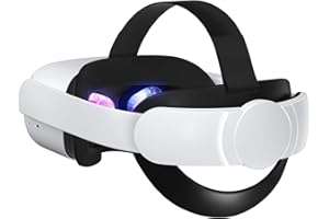 Hevanto Elite Strap Kompatibel mit Quest 2 Zubehör Head Strap, leichtes & bequemes Zubehör für Gaming und Fitness in Meta VR - reduzierter Druck