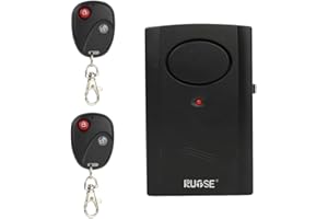 Rupse Motorrad Alarmanlage mit 2 Fernbedienung, 120 db Vibrationsalarm Hohe empfindlichkeit für Elektroautos, Motorräder, Autos, Drinnen und draußen