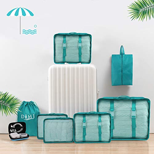 Ensemble-de-8-organisateurs-de-Voyage-avec-Sac-Grand-Cube-impermable-Sacs-Rangement-de-Valise-Voyage-avec-Les-VtementsChaussures