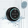 Xleader Shower Speaker Bluetooth Waterproof Mini Bluetooth Speaker, Certified IPX7 Waterproof Bathroom Speaker with Suction Cup and Mic, Electronics Gifts for Men Women