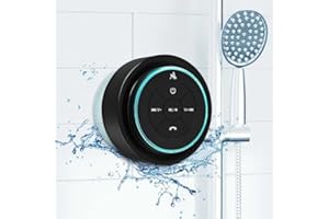 Xleader Dusche Bluetooth Lautsprecher Klein Musikbox - Wasserdicht Mit Saugnapf, Shower Speaker Elektronik Geschenke für Mädchen Jungen Männer Frauen