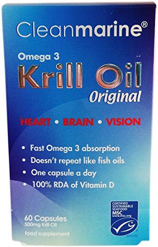 Cleanmarine Krill Oi 500mg 60 Caps (Pack of 2)