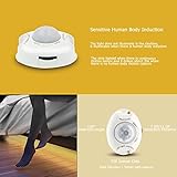 Bewegung aktiviert Bett Licht, Vansky® flexible LED-Streifen Bewegungssensor Nachtlicht Nachttischlampe Beleuchtung mit automatischer Abschaltung Timer (Warmweiß) - 2