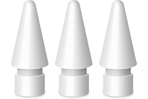 flintronic Punta per Apple Pencil, 3 Pezzi Punte Tips, Alta Sensibilità Punte, Punta Ricambio Accessori, per Apple Pencil 1a e 2a Generazione, Compatibile con Apple Pencil Punta (Bianco *3)
