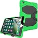 Produktbild TECHGEAR Koffer für das neue Apple iPad (2018 / 2017) 9,7" - Starke robuste HEAVY DUTY Armour Shock Proof Überlebensschutzabdeckung mit abnehmbarem Stand - Schule, Kids, Bauunternehmer Fall - Grün