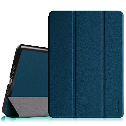 Fintie iPad Air Hülle Case - Ultra Slim Superleicht Schutzhülle Smart Shell Cover Tasche Etui mit Auto Schlaf / Wach und Standfunktion für Apple iPad Air, Marineblau