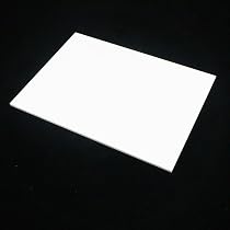 Plaque Verre Acrylique Blanc Opale - Découpe Sur Mesure 250 Mm - Épaisseur 3 Mm - Résistant UV Et Chocs - Film Protecteur - 2
