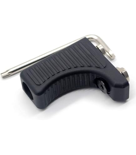 Trirock New Clamp Style 17 Inches Black MLK Free Float AR15 M16 M4 Rifle Handguard With A Slant Cut Nose Fit .223/5.56 Rifles