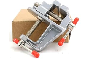 SENRISE Mini étau de table en aluminium avec mâchoire réglable pour loisirs et réparation générale