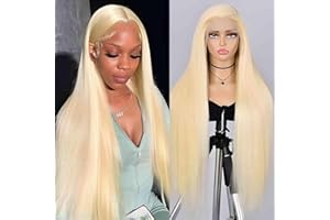 ARSOLA 20 inch 13x6 Lace Front Wigs Human Hair 200 Density 613 Blonde Straight Wigs Pre Plucked Brazilian 13x6 HD Frontal Lace Straight Glueless Wigs Human Hair For Women