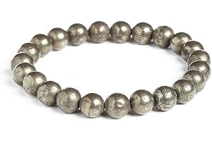 JOYASMINERALES Joyas Minerales Bracelet en Pierres Naturelles 100% Authentiques - Perles Élastiques - Confort et Élégance | Fil Coréen et Écrin à Bijou Inclus