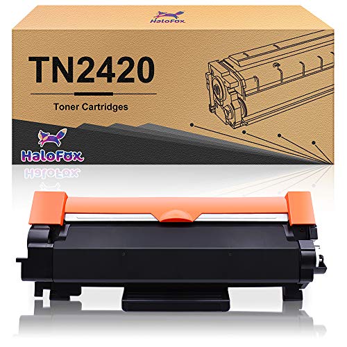 Halofox - Cartuchos de tóner de Alto Rendimiento para Impresora, Color 1 Negro Set + 4 = 8 tintas