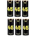 45e Energy Drink 250 ML Each | Energizing Beverage With Caffeine & Vitamins | 45e Mango Tango a Refreshing Energy Boost Drink | Tasty & Healthy, (Pack Of 6) (Mango Tango)