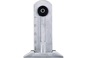 Asudaro Jauge de profondeur de pneu, Jauge de profondeur de bande de roulement de pneu 0-30mm / 0-50mm / 0-60mm jauge de bande de roulement de pneu en acier inoxydable pour voiture moto et camion