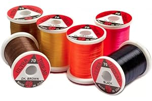 UTC 2 PACK, Fly Tying Thread, Thread, Choice of colours, Size 140 or 70 Denier