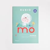 Escritura letra de imprenta +5 a&ntilde;os Script | RUBIO | Abecedario, n&uacute;meros (0-9) y oraciones sencillas. (Escritura con Letra de
