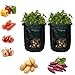 Produktbild Wawer 2 STÜCK DIY Kartoffel Wachsen Pflanzer PE Tuch Pflanzbehälter Tasche Verdicken Garten Topf