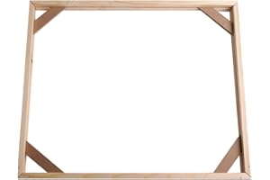 Zeroupshop Wooden Frame Canvas Stretcher Bars, DIY Frames For Paint By Numbers Canvas Paintings, DIY Frame Kit For Cross Stitch For Home Decor Artwork (40 * 50cm)