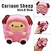 Produktbild Solike Squishy Spielzeug Schafe, Kawaii Creme duftenden Squishy Charms Stress Relief Spielzeug Squeeze Toys (Rosa)