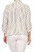 2LUV Plus Women's Polka Dot Loose-Fitting Open-Front Asymmetrical Blazer White 3XL (V911 POLK WT-X)