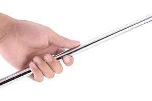 SHANRYA Bastone Telescopico Difesa, Bacchetta magica in metallo Manganello Sfollagente asta telescopica in acciaio inox trucco magico accessori magici per magia e giochi di prestigio
