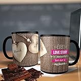 Printpops Ceramic Personalized Gift Coffee Mug with Name and Beautiful Quote Written 11oz (Multicolour, PPMUGS80)